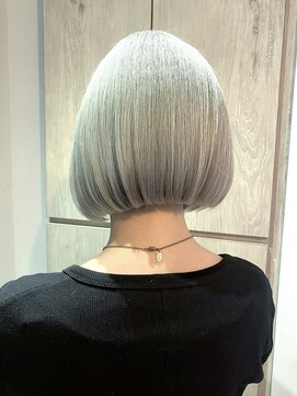 トウカ 南行徳店(TOUKA) 大人ボブ大人ショートボブ切りっぱなしボブ前髪なし前下がりボブ