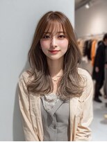 ダル 渋谷/表参道(DAL.)&nbsp;ハッシュカットバタフライカット顔回りカットカーテンバング