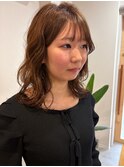 ミディアムラフパーマ