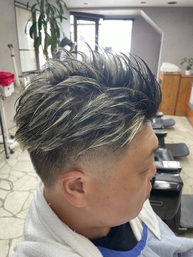 プチ 【プチ】メンズメッシュハイライト