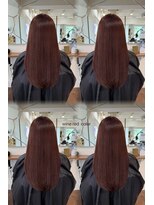 ヘアーアンドメイク ルシエル(hair&make Luxiel)&nbsp;ワインレッドカラー