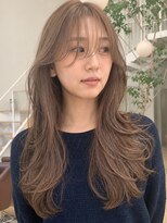 カランエノエル(Calin et Noel)&nbsp;ロングレイヤーセミロングレイヤーくびれロング髪質改善カラー