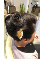 ヘアアンドメイク オプシス(Hair&Make OPSIS)&nbsp;夜会巻きアレンジ