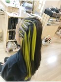 ロングキッズコーンロウアレンジ【ヘアアレンジ  立川/立川南】