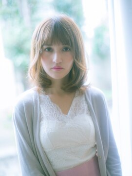 エクファ ヘア リゾート 大津 瀬田店(ex-fa hair resort) 【瀬田◆エクファヘアリゾート】大人かわいいガーリーミディ