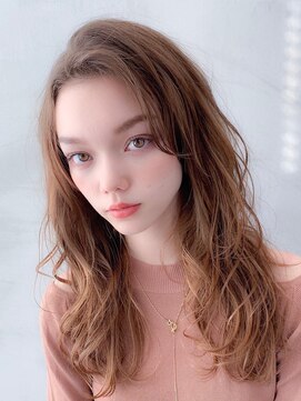 オースティン 錦糸町(AUSTIN) 『AUSTIN銀糸町』黒髪チェンジ!!ことりベージュカラー毛先パーマ