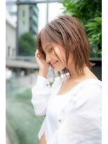 オースティン 錦糸町(AUSTIN)&nbsp;AUSTIN☆外ハネボブアッシュブラウンネオウルフツイストパーマ