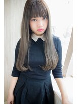 テオ(Theo)&nbsp;Theo /エメラルドアッシュ/ 巻き髪風パーマ/ロング