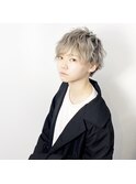 ニュアンスショートマッシュ ホワイトミルクティー 【Ver. 柏】