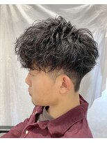 ザ サードヘアー 柏(THE 3rd HAIR)&nbsp;刈り上げ高め　2ブロック無造作マッシュ前下がりお洒落バランス