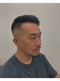サイドパートスキンフェード