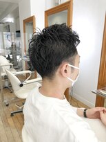 ヘッズ 本八幡店(HEADS)&nbsp;MEN'S HAIR  センターパート　サイドパート　韓国マッシュ