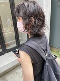 【二階堂光孝】ウルフレイヤーカット外ハネパーマ☆グレージュ