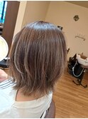 ハイライトくびれボブ