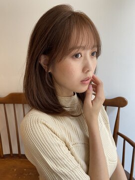 ガーランド (Garland) 大人かわいい流れる顔まわりカット/小顔にみせるシースルー前髪