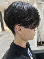 ヒュイル バイ ニアウ(Hwyl by Niau)&nbsp;メンズマッシュセンターパートスパイラルパーマニュアンスパーマ