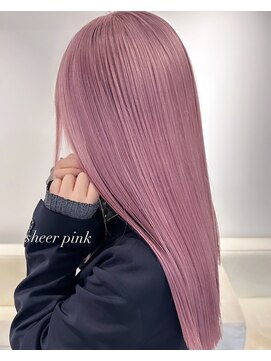 ベレーザ 渋谷(BELEZA) 5775ニュアンスカラーカシスレッドベビーピンクハイトーンカラー