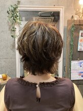 フルーヴ(Fleuve) 大人カッコイイ★ショートウルフ★30代40代50代60代