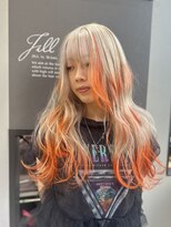 ジルバイジゼル(JILL by GiseL)&nbsp;K_ミルクティーベージュダブルカラーインナーカラーケアブリーチ