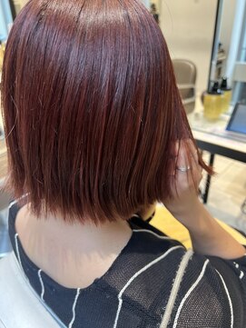 ネオリーブギンザ 銀座店(Neolive GINZA) ダブルカラー　はつっとボブ　【銀座】福田