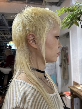 ロア インターナショナル 新宿店(LoA International) Balayage / ombre / long layer/ curtain bangs / English