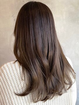 ニュイ(NUIT) ダブルカラーミルクティーベージュカラーブルーブラックブリーチ