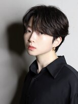 メンズカット リア(Men’s cut riah) センターパートニュアンスパーマスパイラルパーマメンズパーマ