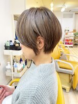 モリオ フロム ロンドン 成増店&nbsp;【morio成増 セリザワ】くびれショート ハイライトカラー