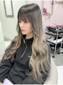 プルエクステ 10代 20代 エクステ グラデーション 外国人風