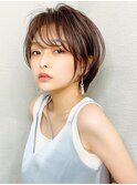 2wayバングでイメチェン！顔まわりレイヤーくびれヘアが人気◎