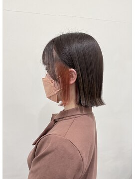 シズク(sizuk) ボブ × インナーカラー