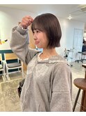 千葉駅/着物ヘア/大人ガーリー/ダークアッシュ/似合わせカット