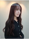 レッド系カラー×ラフなロングヘア【八木】【加古川】