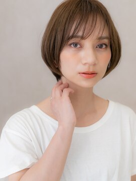 カバーヘアアンドスパ ブリス 浦和(COVER HAIR&SPA bliss) ココアブラウン似合わせカットひし形小顔ショートX浦和20代30代