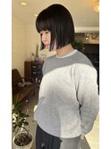 グレージュ/プツッとボブ