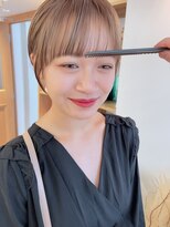 サンドパールス 仙台店(sand PALCE)&nbsp;髪質改善/大人ガーリー/似合わせカット/ショートボブ前髪/仙台
