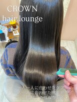 クラウン ヘア ラウンジ(CROWN hair lounge) 【クラウン】20代30代40代 ローレイヤー×ツヤ髪ストレート