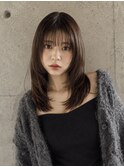 layer × brown color 【田中智那美】