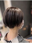 ショート／30代／ハイライト