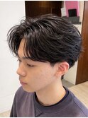 メンズカット/フェザーパーマ/ニュアンスパーマ/フェード/眉毛