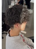 【盛岡メンズ美容室】マッシュ×縦落ちツイストスパイラル