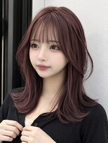 エル オオサカ 心斎橋店(L. OSAKA)&nbsp;ダークパープル/ブリーチ/リタッチ/ダブルカラー/レイヤーカット