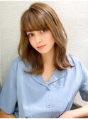松宮錦糸町/ヨシンモリ/ココアベージュ/セシルカット/シアカラー