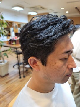 クラージュ 二十四軒店(HAIR SPACE COURAGE) メンズパーマ
