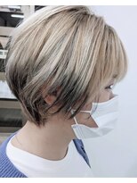 ベストヘアー 上本郷店 ホワイトベージュデザインカラー【松戸市　上本郷　BEST HAIR】