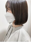 似合わせカット/グレーベージュ/デザインカラー/ボブ/透明感