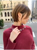 【石田勇士郎】インナーカラー髪質改善厚めバングスリークボブ
