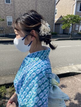 フィオーレ ヘアデザイン(FIORE hair design) 編みおろし＆浴衣お着付け