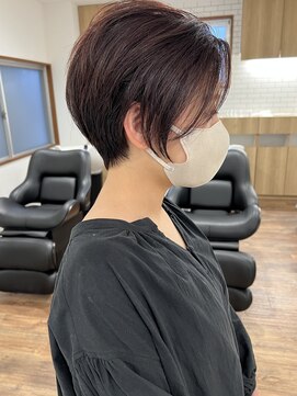 キノ(kino) 丸みハンサムショート前髪なし20代30代40代