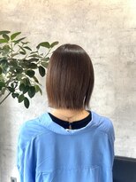キロ(Kiro) 【Kiro】抜け感ボブ×オリーブベージュ
